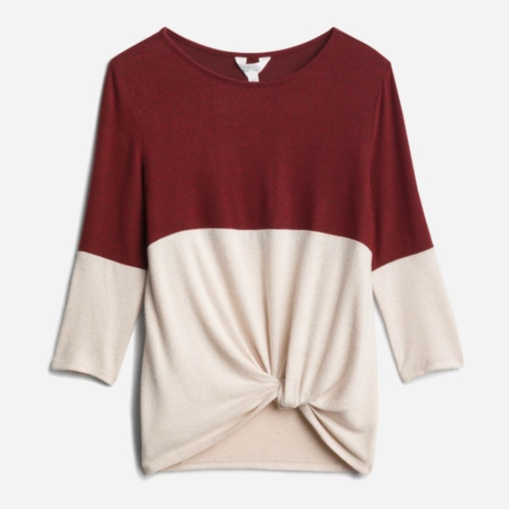 NWT Market & Spruce brushed knit top
